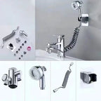 Bathroom Universal Faucet New Multifunctional Bathroom Connected To Shower Head Copper 360° Rotating Faucet Home