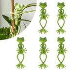 Creative Frog Plant Stand Cute Frog Flower Pot Hugger Plant Climbing Fixture Clips Planter Stake Decor Garden Climbing Branch