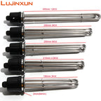 LUJINXUN Tri Clamp Heating Element G2"/1.5" Ten Immersion Water Tubular Electric Heater for Brewing 1.5KW-12KW SUS304 220V 1pc
