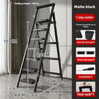 Home ladder stool folding zigzag ladder anti slip pedal ladder indoor