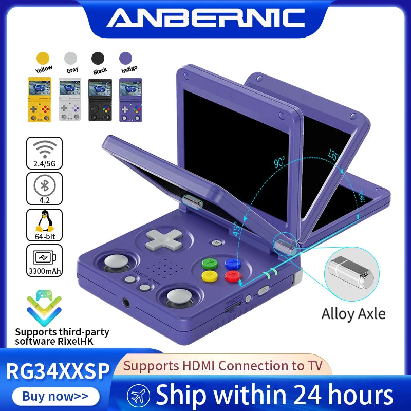 Flip Handheld Game Console