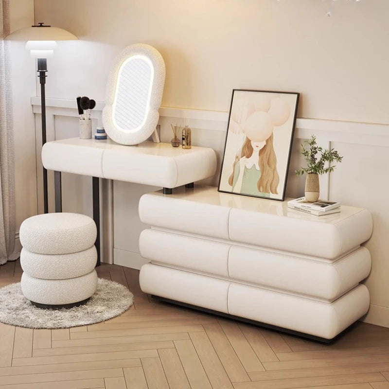 Illuminated Makeup Dressing Table with Mirror with Jewelry Cabinet Dresser Shida Furniture Organizers Mini Folding Toilet Tables
