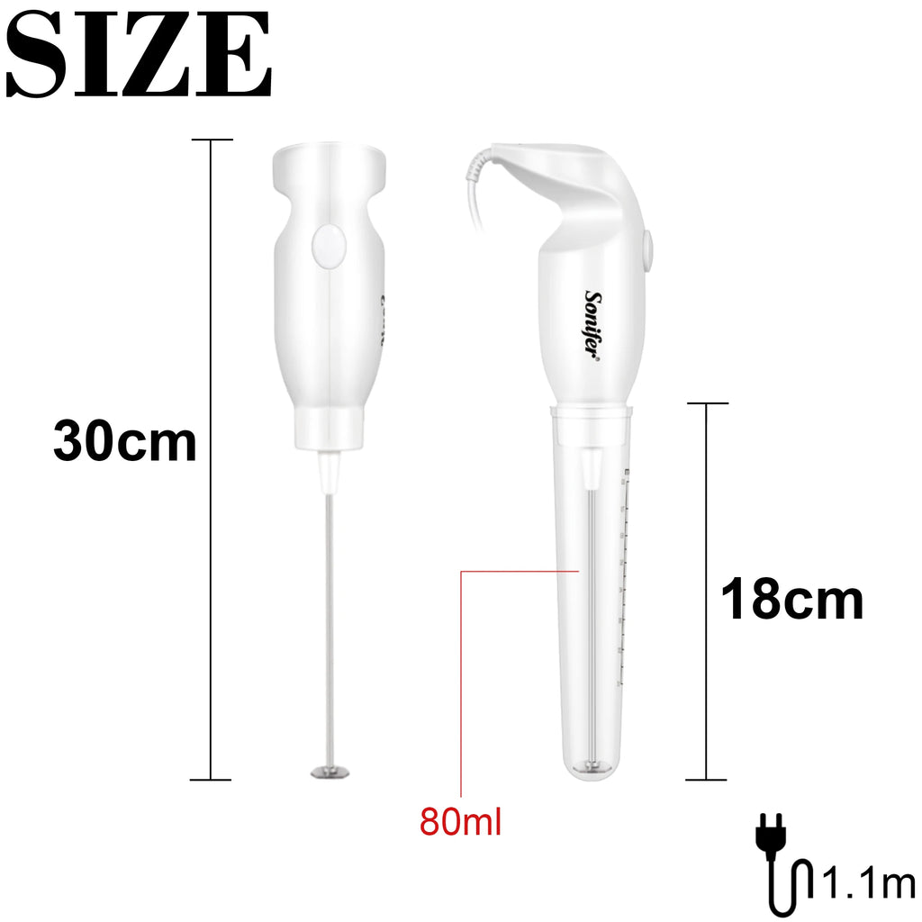 Milk Frother Electric Latte Cappuccino Steamer Automatic Heater Coffee Foamer Hot Kitchen Coffee Beater Cappuccino Mixer Sonifer