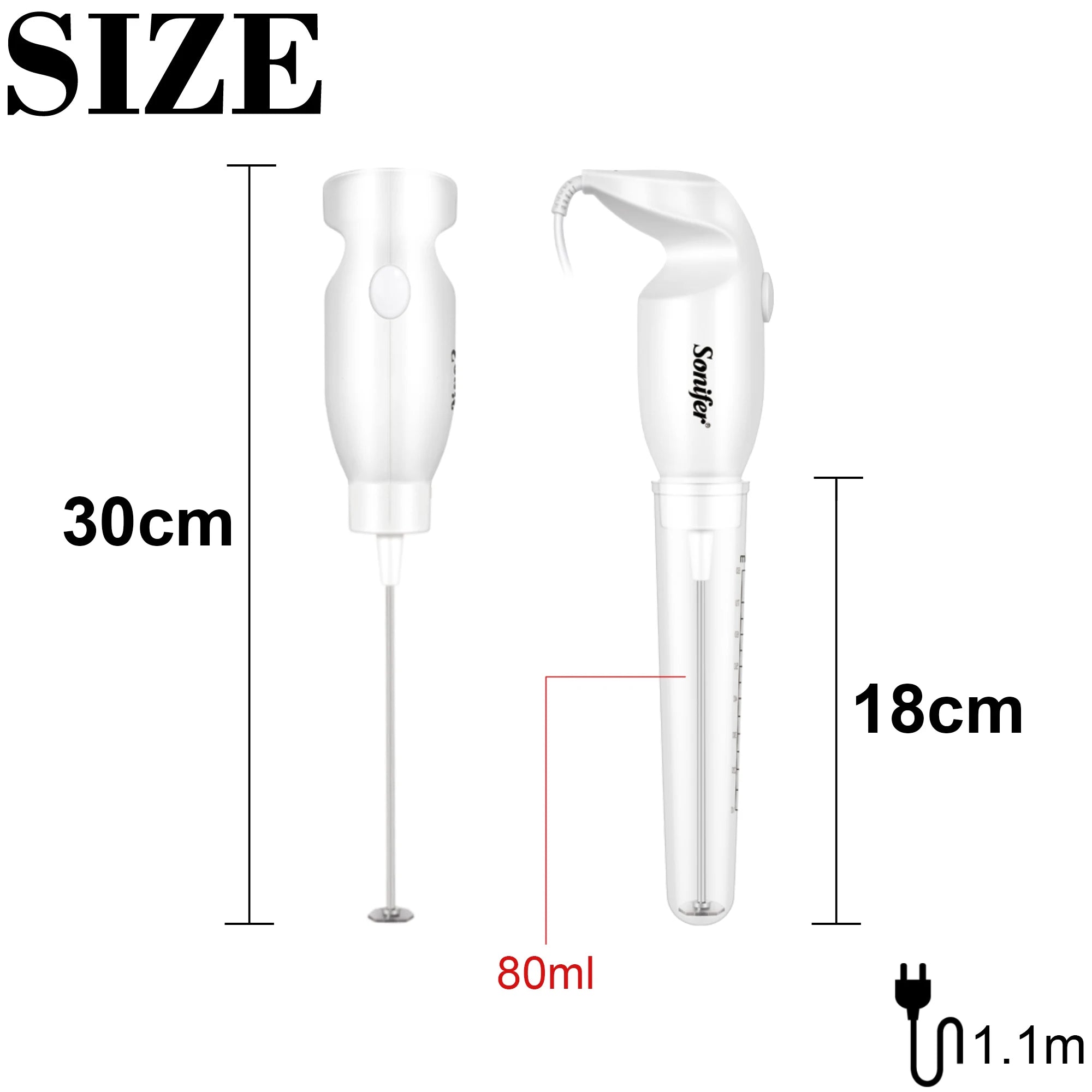 Milk Frother Electric Latte Cappuccino Steamer Automatic Heater Coffee Foamer Hot Kitchen Coffee Beater Cappuccino Mixer Sonifer