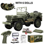 JJRC C8815 4WD Off-road RC Car RTR Crawler 2.4G 1941 Mb Scaler Willys Jeep Climbing Scale Military Truck Vehicle Adult Kids Toy