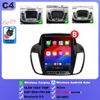 Wireless Android 15 Carplay For Ford Kuga 2 Escape 3 2012-2019 9.7 Inch Tesla Style Car Multimedia Player 5G Wifi Touch Display
