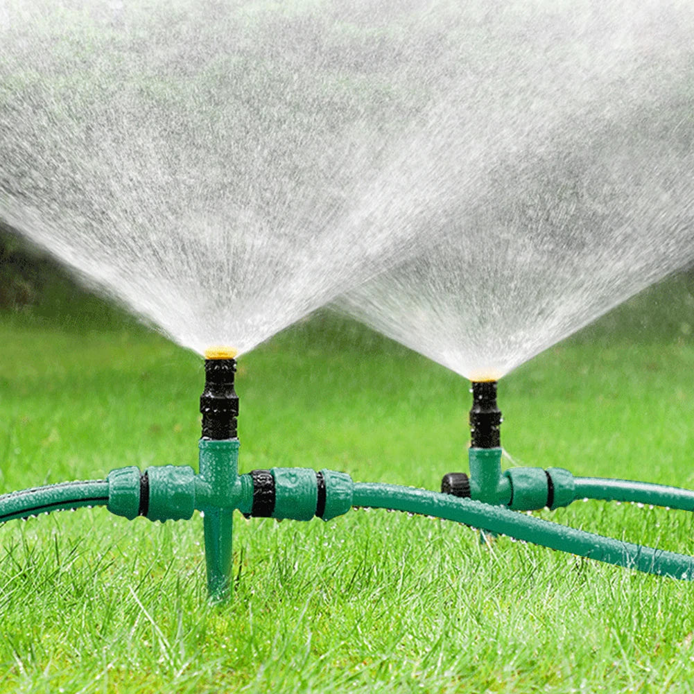5pcs Household Sprinkler Automatic Irrigation Equipment Watering Sprinkler 360 Degree Rotation Corrosion Resistant For Garden