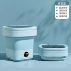 11L Blue light Portable Washing Machine Underwear with Dryer Bucket So