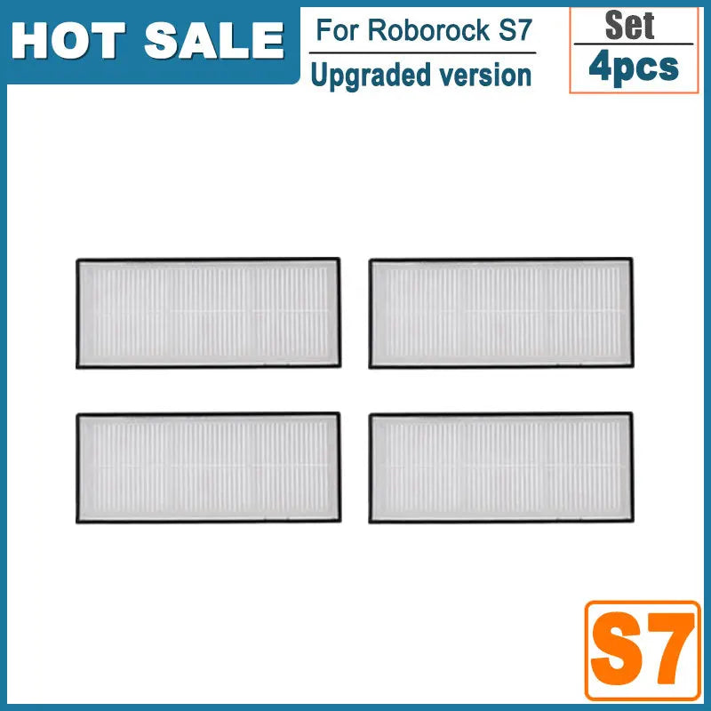 Filter Mop Cloth For Xiaomi Roborock S7 Max S70 T7S Plus Robot Vacuum Cleaner Accessories Main Side Brush Spare Parts