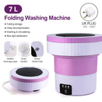 7L Small Folding Washing Machine Portable Washing Machine Automatic Mo