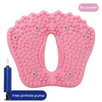 Inflatable Foot Massager Stepper Balance Board with Anti Slip PVC Massage Dots for Yoga Training Slimming Leg Shaping