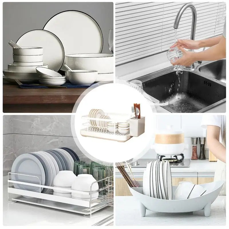 Dish Drying Rack Kitchen Drying Rack Kitchen Counter Organizer kitchen dish storage rack home integrated rack Kitchen Supplies