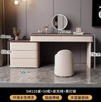 Minimalist Storage Vanity Table Nordic Wooden Luxury Salon Bedroom Dresser Space Saving Beauty Meuble Coiffeuse Furniture