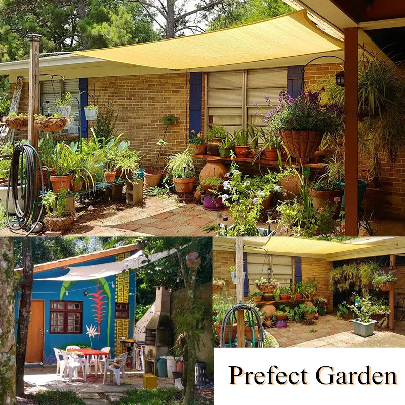 Waterproof Sun Shelter Sunshade Protection Shade Sail Awning Camping Shade Cloth Large For Outdoor Canopy Garden Patio 40%OFF