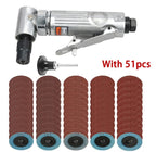 1/4 Air Angle Die Grinder 90° Pneumatic Grinding Machine Mini Poratble Cut Off Polisher Mill Engraving Tool With Sanding Discs