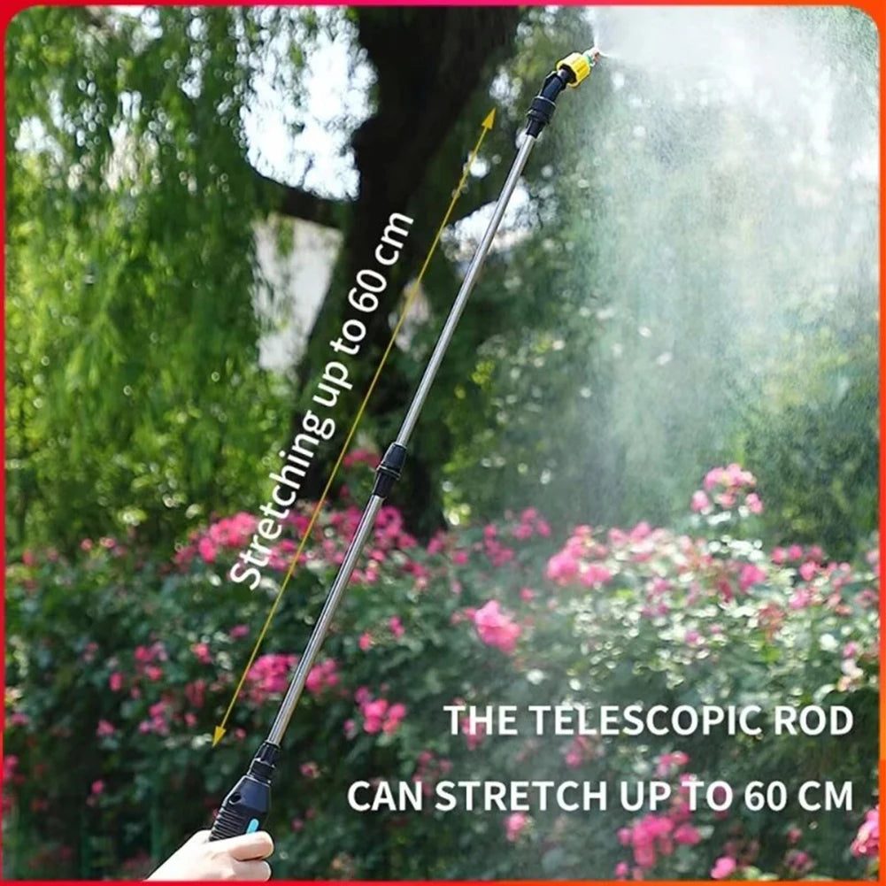 Shoulder Pesticide Sprayer 5L Electric Backpack Sprayer USB Rechargeable Automatic Sprayer Bottle 3 Modes for Garden Irrigation