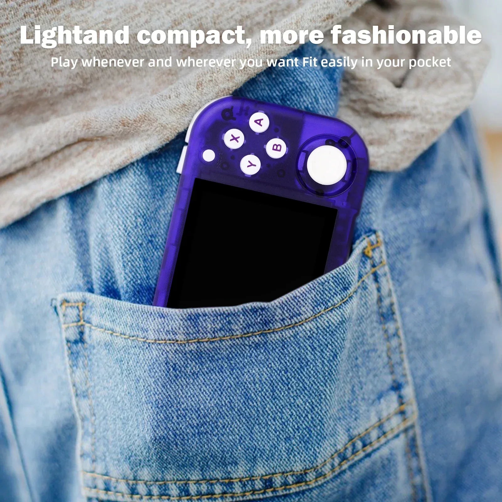 AMPOWN Mini Zero 28 Handheld Game Console 2.8'' IPS Screen AllWinner A133P CPU Android OS Wifi MAGICX ZERO28 Video Player Gifts