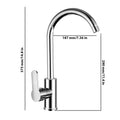 Kitchen Faucet Hot and Cold Mixed Kitchen Faucet Single Handle Kitchen Sink Faucet Water Tap Deck Mounted Bathroom Faucet