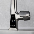 Kitchen Faucet Temperature Faucet Kitchen Pull Out Kitchen Sink Faucet Digital Display Function Rotatable Kitchen Taps