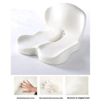 Memory Foam L Shaped Integrated Office Chair Cushion with Lumbar Suppo
