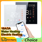 Smart Tuya WiFi Thermostat Voice Control 3A Digital Programmable LCD Display Underfloor Heating Temperature Controller for Water