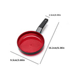 Children's Simulation High-Detail Red Cooking Kitchen Utensils, Home School Use Chef Pretend Play Set Suitable for 3 4 5 6 Years