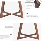 Nordic Round Table Solid Wood Table Family Small  Living Room Simple Modern Dining Table Furniture Dining Round muebles