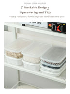 Kitchen Food Sealed Crisper Containers Fresh Fruit Vegetables Steak Meat Storage Box Organizer Refrigerator Accessories