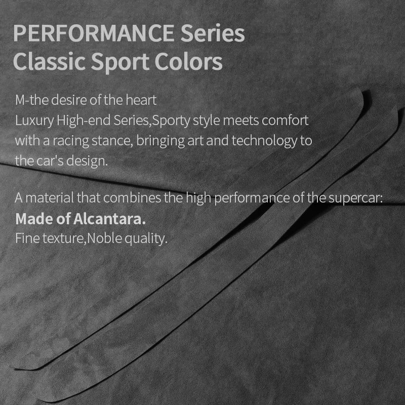 For Tesla Model 3 Y 2020-2023 Made of Alcantara Door Handle Panel Trim Cover Door Sticker Styling Decoration Interior Accessory