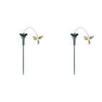 5-1PC Solar Powered Flying Wobble Butterfly Bird Garden Animal Fluttering Butterfly Dancing Ornaments Outdoor Decor Lawn Decor