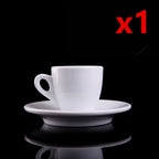 Nuova Point Classic Esp Espresso Cup And Saucer Set Professional Competitive Level Thicken Bone China Coffee Mugs And Plate Set