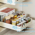 Kitchen Storage metal holdetr with Slide Rails Pull-out Drawer Storage Tray Spice Storage Rack  kitchen accessories organizer