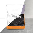 Audiophile CD Player Bluetooth 5.1 Wooden Portable USB Music Turntable Digital Optical Output Retro Elegant Home HIFI CD Player
