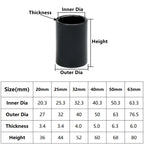 1PC 20~63mm Dark Grey UPVC Pipe Connector Straight Elbow Tee Garden Irrigation DIY Accessories Aquarium Water Tank Supply Joints
