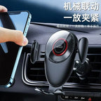 Car Phone Holder For MG5 GT  MG5 EV 2022-2023 10.25-inch Screen Panel Fixed Base 15W Wireless Charging Phone Holder Car Mount