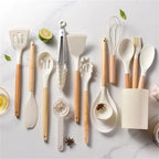 G6KF 14 Pcs Non Cooking Utensils Baking Tool Silicone Kitchen Utensils Set