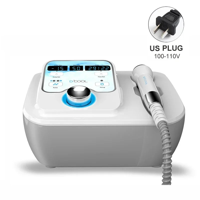 2025 NEW Dcool Portable Cool + Hot + EMS For Skin Tightening Anti Puffiness Facial Electroporation Machine Beauty Device