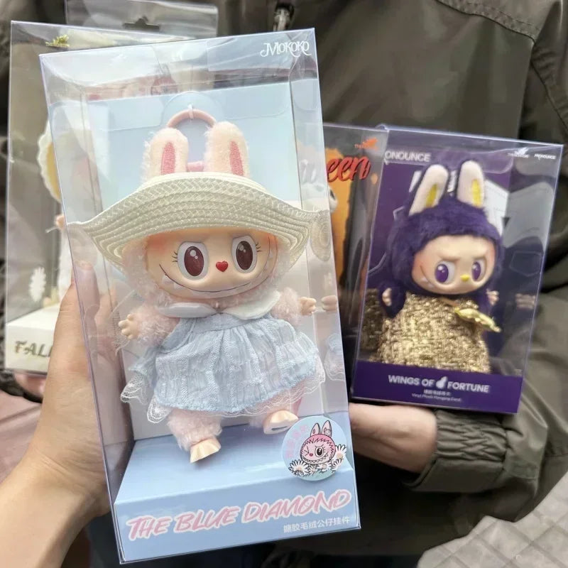 NEW Labubu The Monsters Pendant - Pumpkin Purple Replica Toy Doll