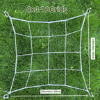 4'' Mesh Trellis Netting  for Grow Tents Plant Support Elastic ScrOG/ LST/ HST Net with Hooks Grow Box Kit Low Stress Training