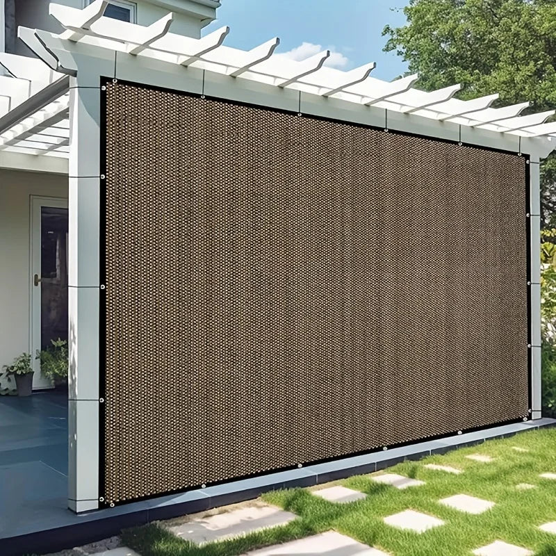 [Coffee Color Shade Net] Coffee Color Sunshade Cloth - Sun Protection Shade Net for Plant Cover, Home, Succulent, Balcony