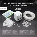 ZEXEF WIFI Intelligent Watering Device Double Pump Timed Automatic Drip Irrigation System Remote APP for Garden Terrace
