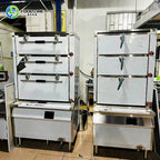 Commercial Food Steaming Cabinet  Stainless Steel Cooking Equipment for Catering Kitchen