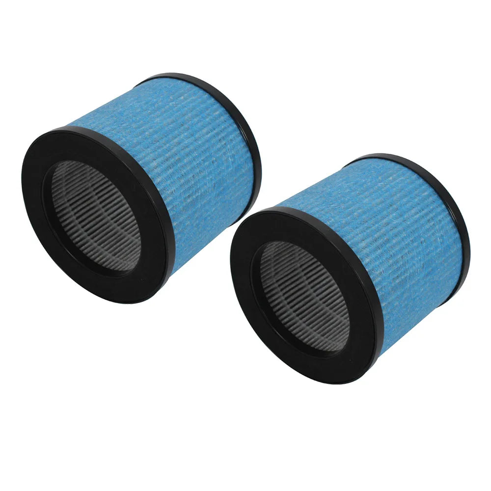 3-In-1 H13 True HEPA Filter Replacement For TOPPIN TPAP002 HEPA Air Purifier Comfy Air C1, Part TPFF002, 2 Pack