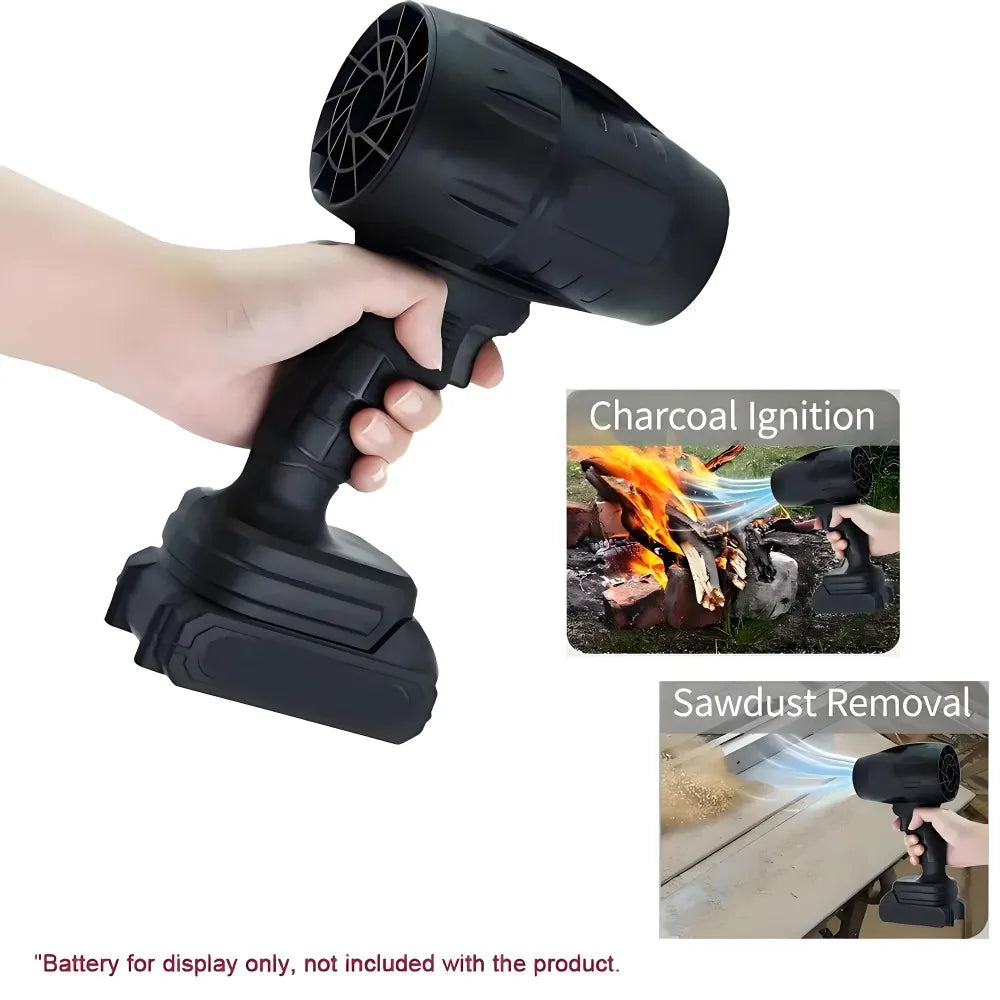 Violent Hair Dryer Turbine Fan for Cleaning Fallen Leaves, Computer Dust, Snow and Sand. Powerful Electric Blower (No Battery)