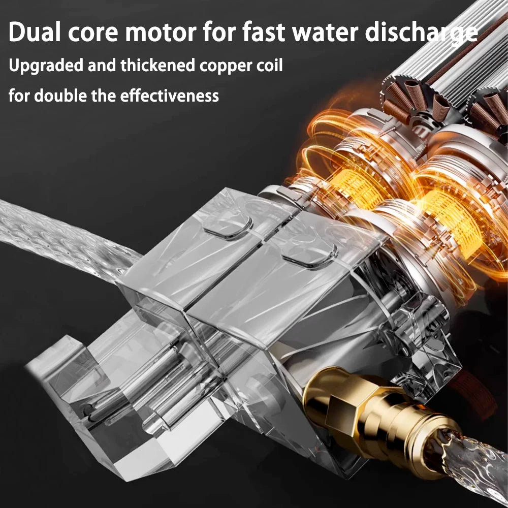30M Mini Wireless Cordless Water Pump Durable Agricultural Irrigation Car Wash Spraying Home Vegetable Garden Battery Supplies