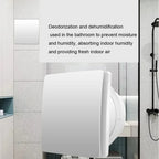 4Inch High Speed Exhaust Fan Toilet Kitchen Bathroom Hanging Wall Wind