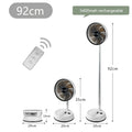 Portable Oscillating Standing Fan with Remote Controller Foldable Desk