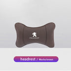 1Pcs Car Seat Headrest Lumbar Support Accessory For Peugeot 301 307 207 206 208 308 508 107 408 607 205 406 106 807 4008 108 407