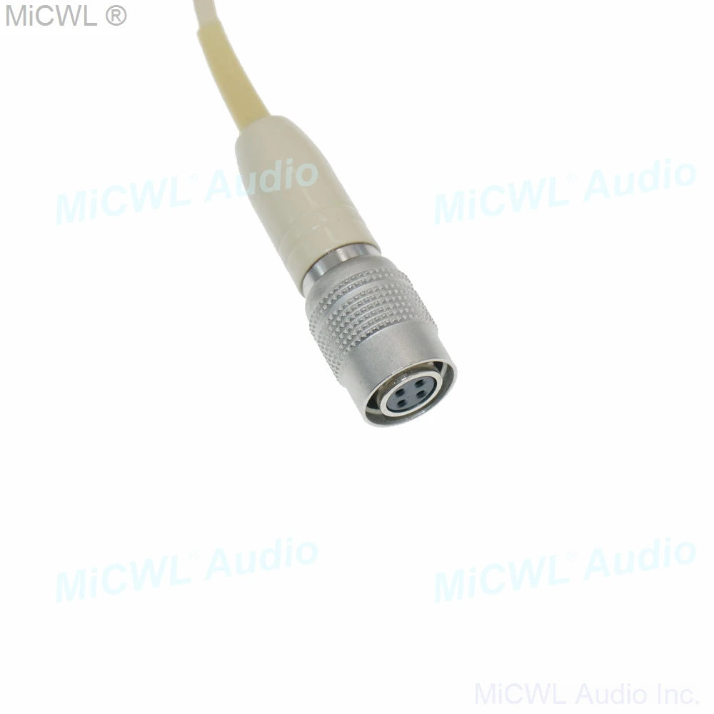 TL48 Very Very Mini Clip-On Lavalier Microphone For Sennheiser Shure MiPro AKG TA4F TA3F Dual Ear Hanging HeadMic 3.5mm TA4F