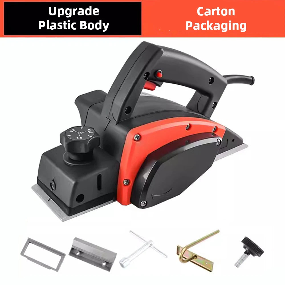 220V Multifunctional Electric Planer Woodworking Portable Desktop Electric Planer Home Woodworking Table Planer Press Planer